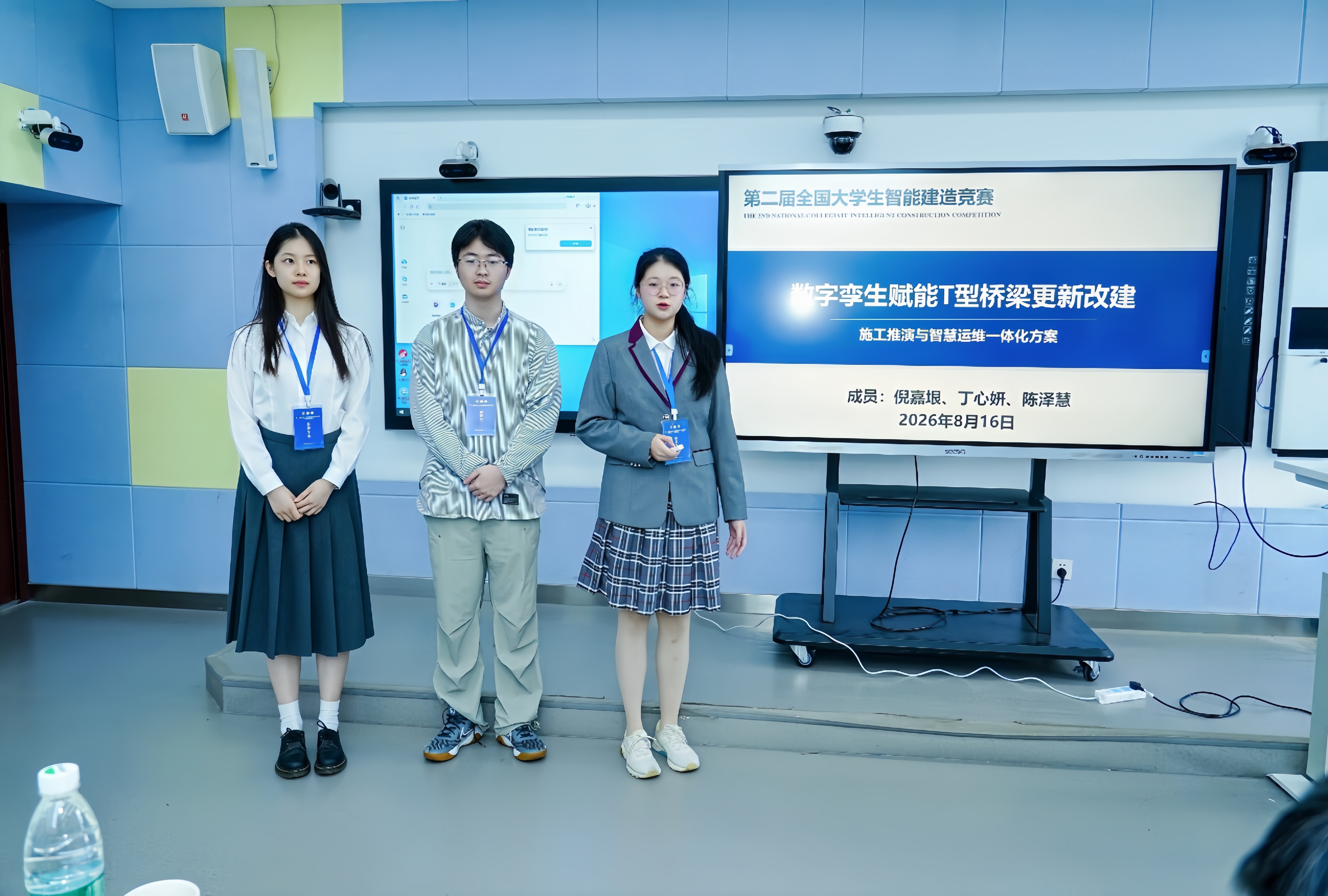 参赛学生答辩现场