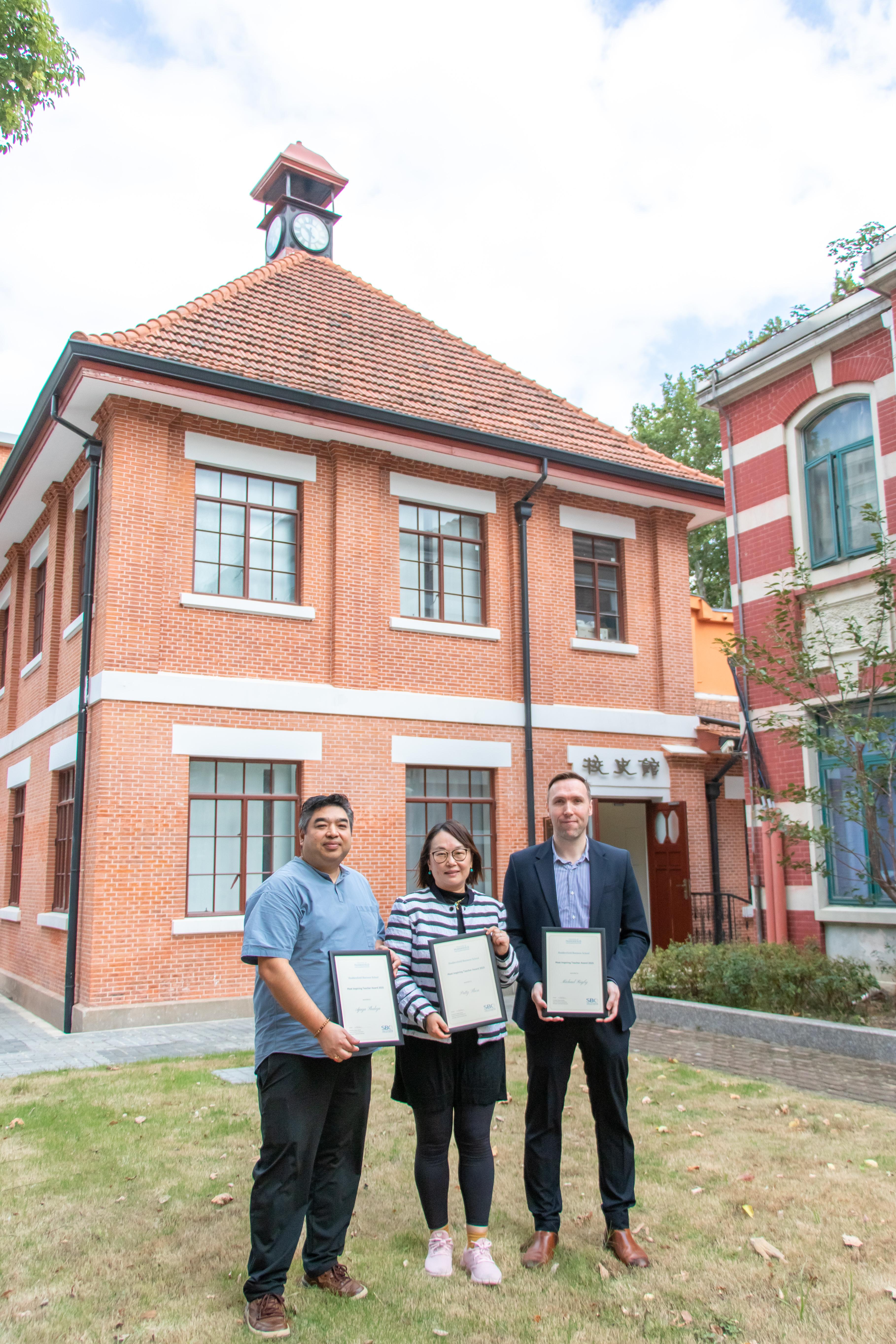 获奖教师合影留念