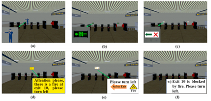 基于可编辑VR实验平台的地铁导引系统对比实验设置